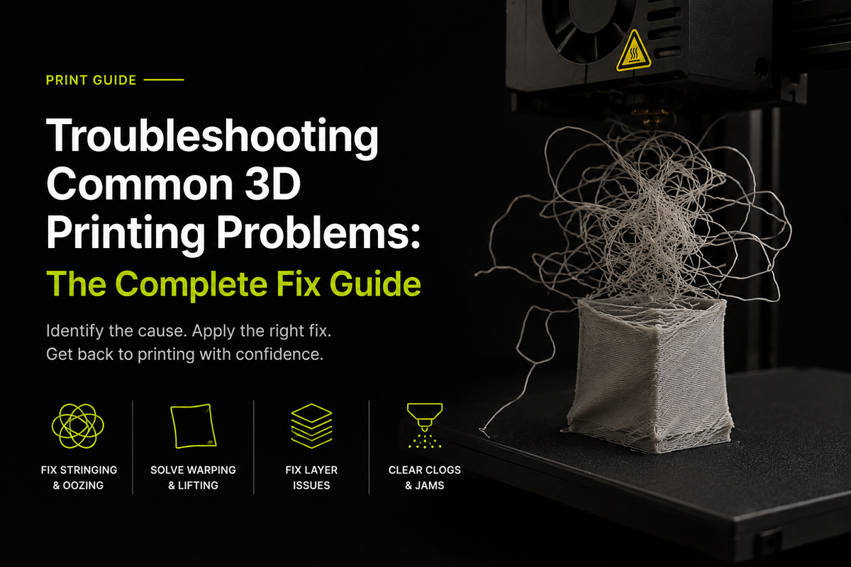 Troubleshooting Common 3D Printing Problems: The Complete Fix Guide