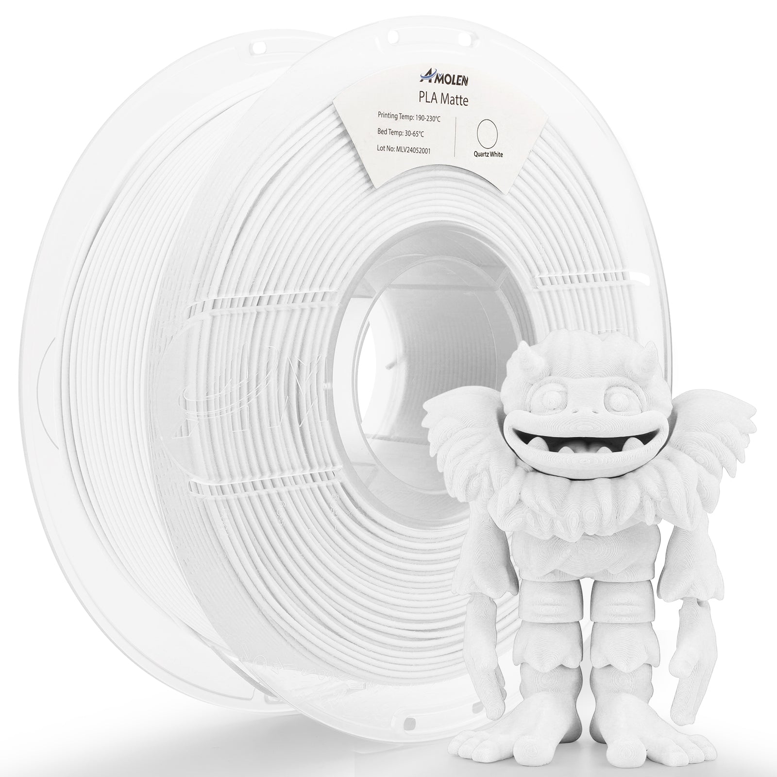 PLA Matte Basic 1.75mm Bundle, 4KG