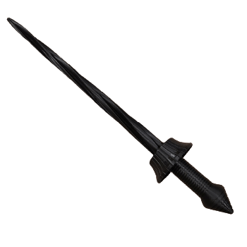 3D Printed Spiral Retractable Sword