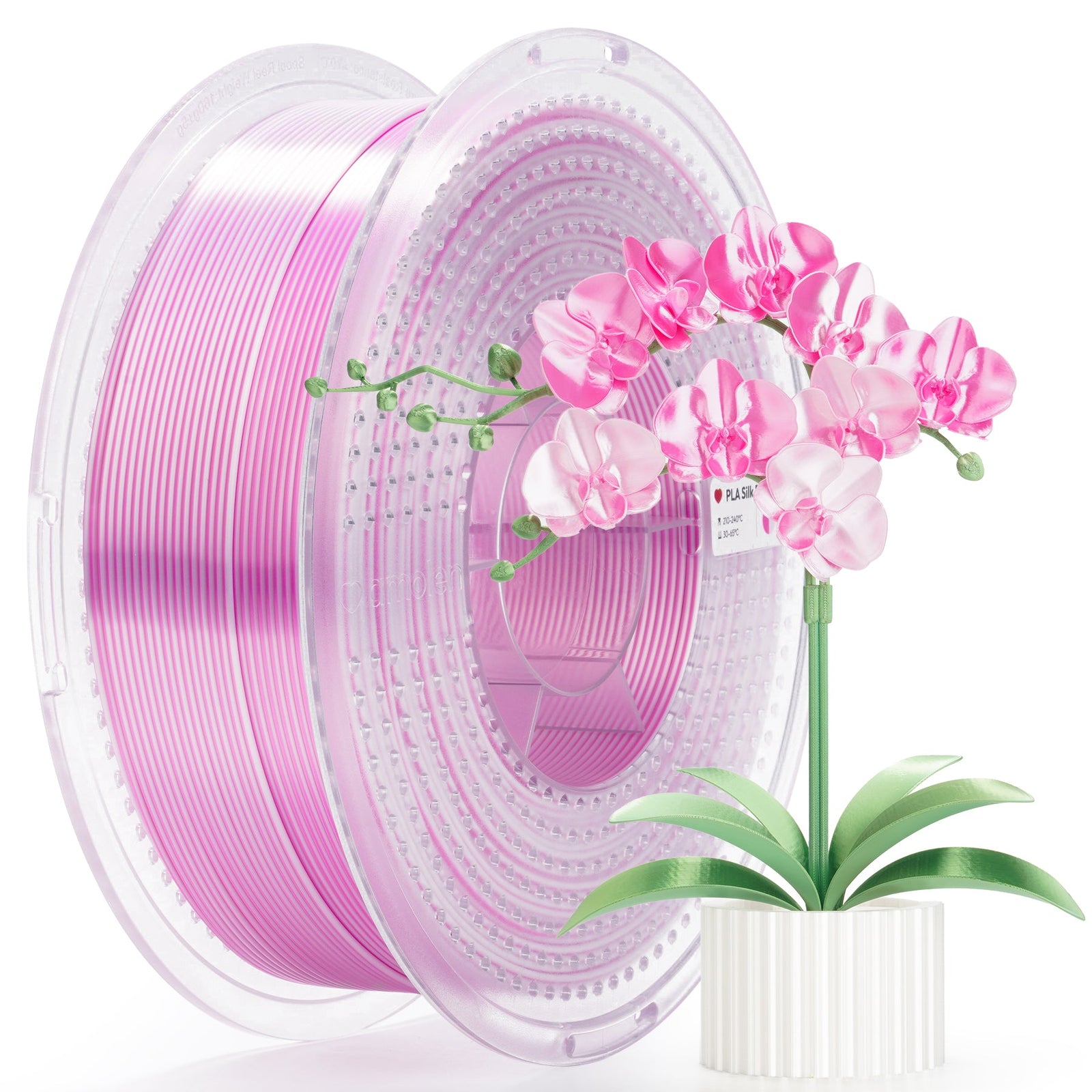 PLA Silk Dual Color Filament 1.75mm, 1KG/2.2LB