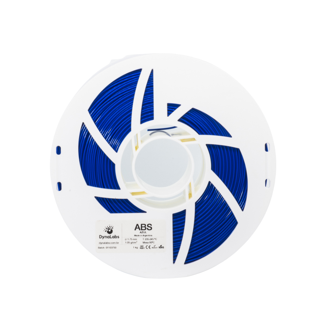 DYNALABS ABS FILAMENT BLUE 1.75 MM X 1 KG / 2.2 LBS