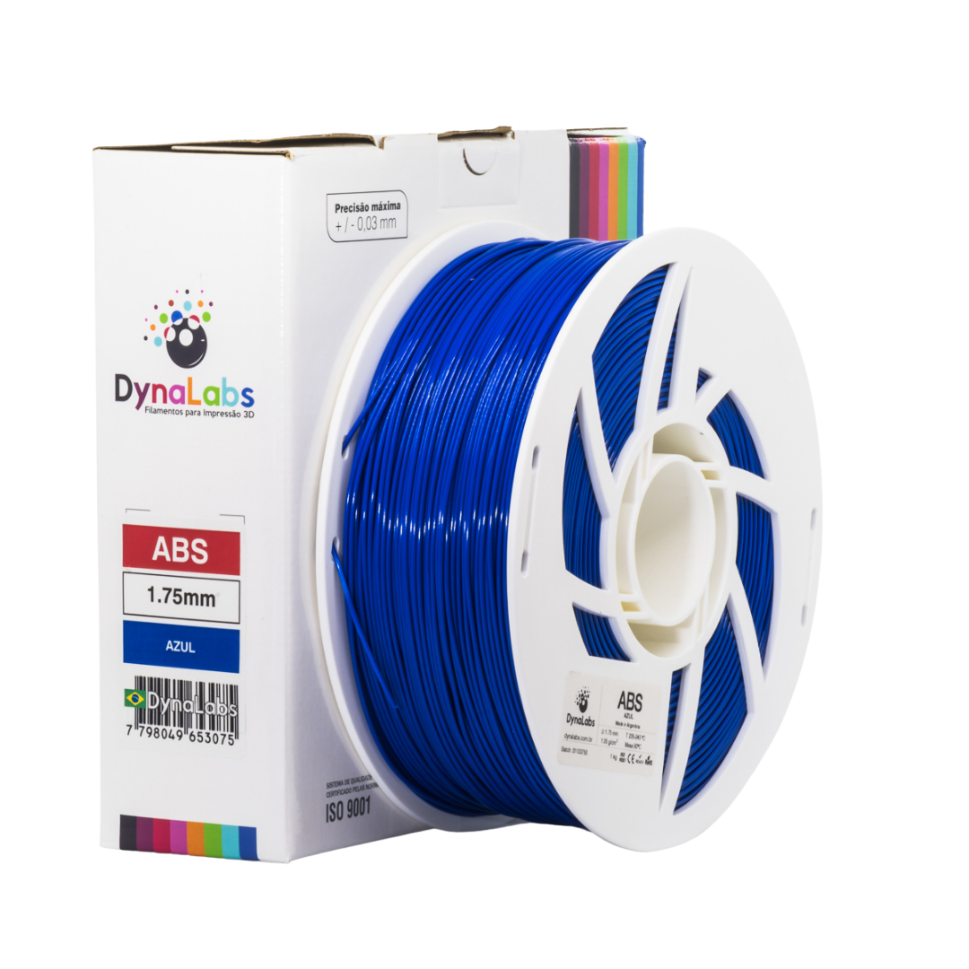 DYNALABS ABS FILAMENT BLUE 1.75 MM X 1 KG / 2.2 LBS