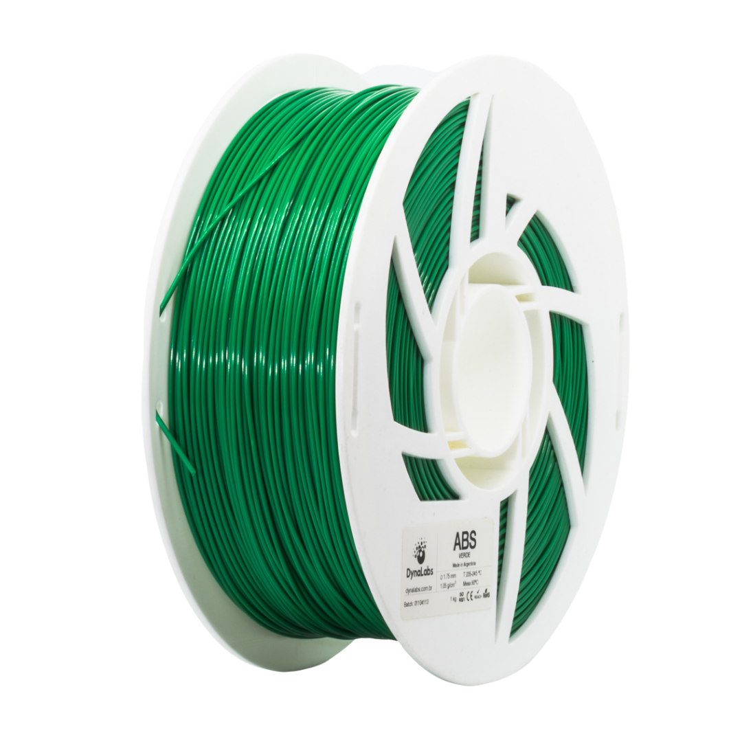 DYNALABS ABS FILAMENT GREEN 1.75 MM X 1 KG / 2.2 LBS