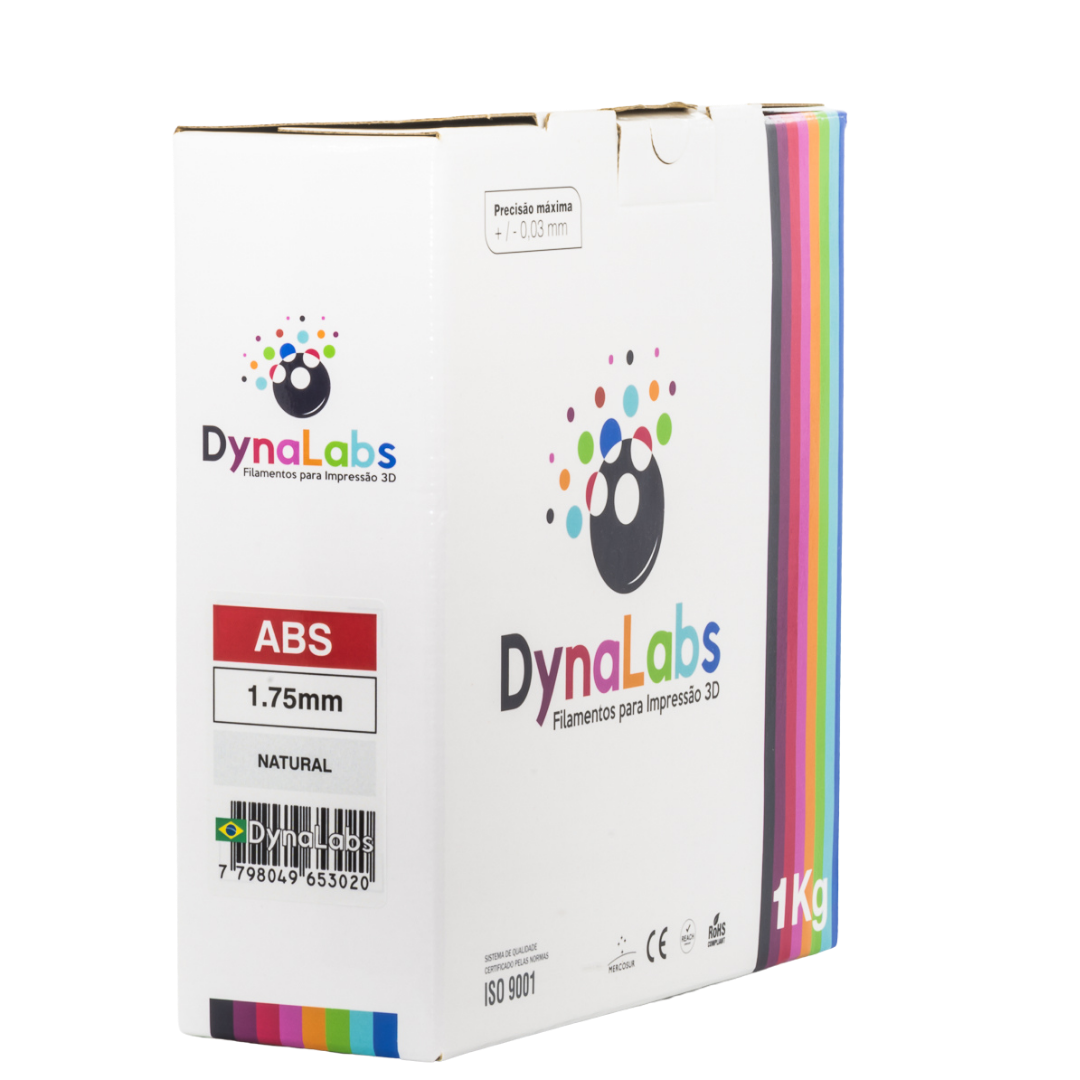 DYNALABS ABS FILAMENT NATURAL 1.75 MM X 1 KG / 2.2 LBS