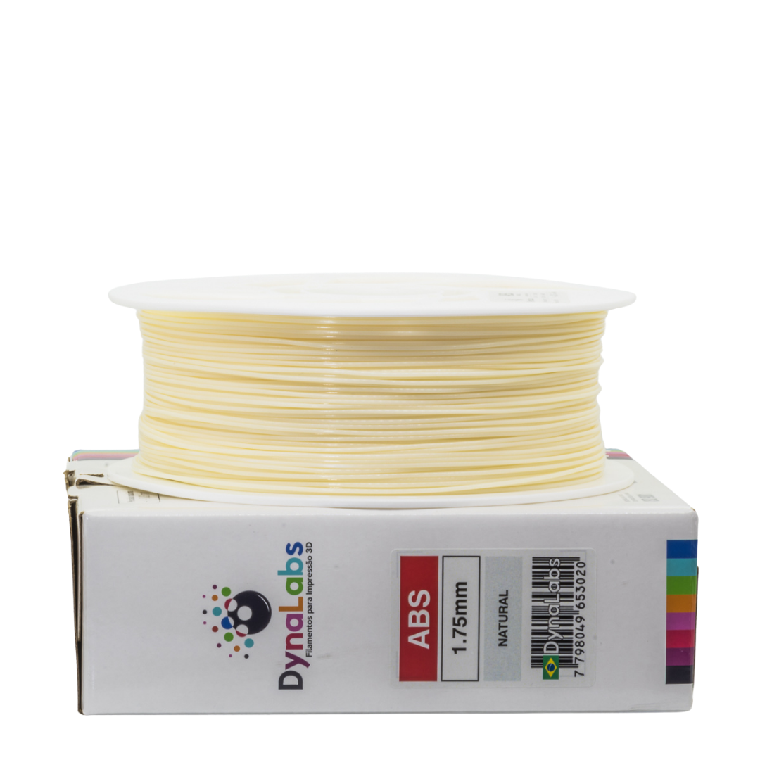 DYNALABS ABS FILAMENT NATURAL 1.75 MM X 1 KG / 2.2 LBS