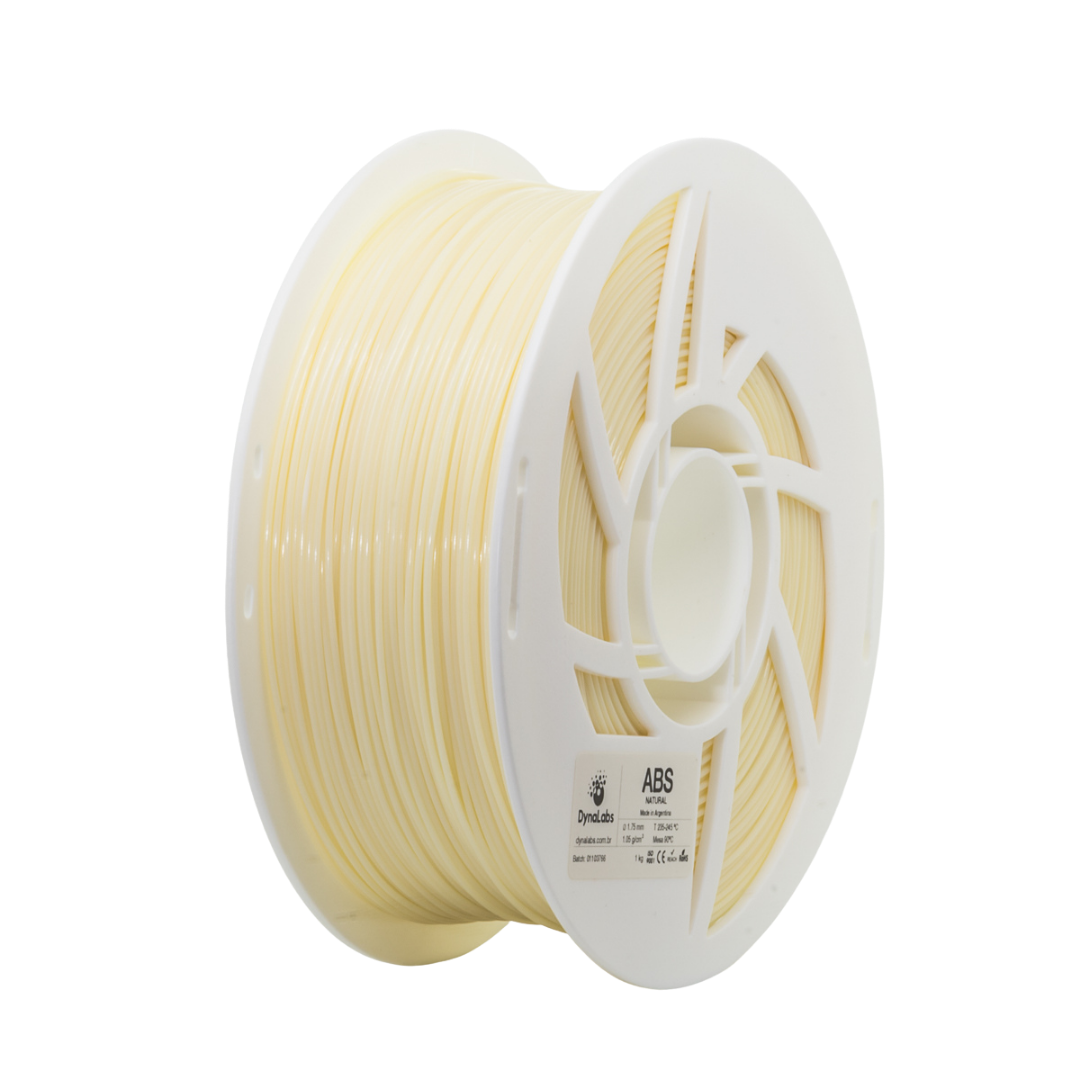 DYNALABS ABS FILAMENT NATURAL 1.75 MM X 1 KG / 2.2 LBS