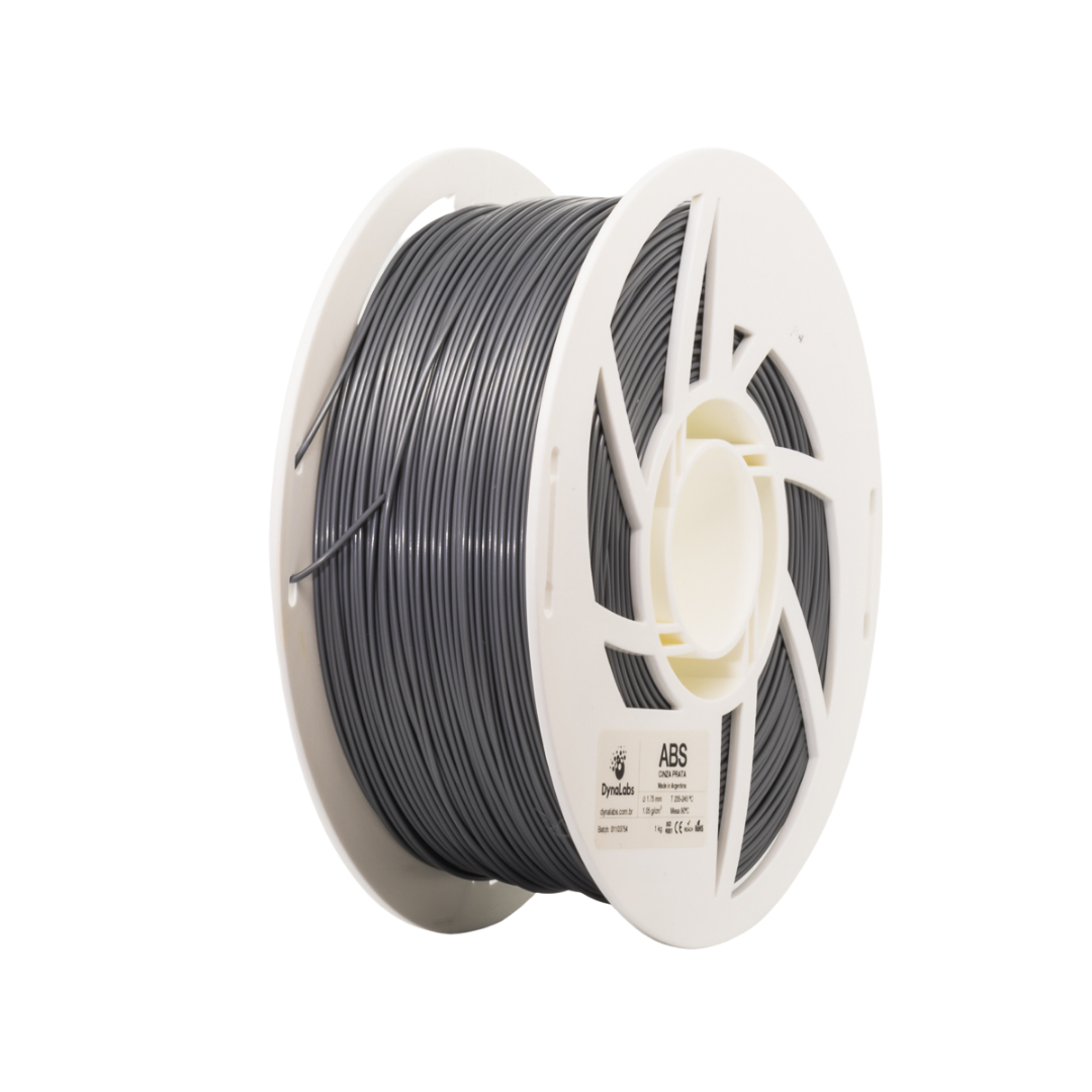 DYNALABS ABS FILAMENT SILVER GREY 1.75 MM X 1 KG / 2.2 LBS