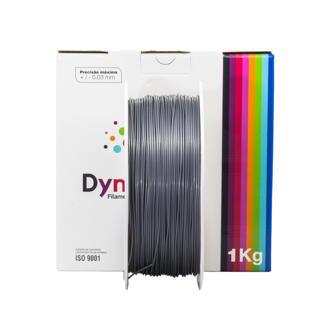 DYNALABS ABS FILAMENT SILVER GREY 1.75 MM X 1 KG / 2.2 LBS