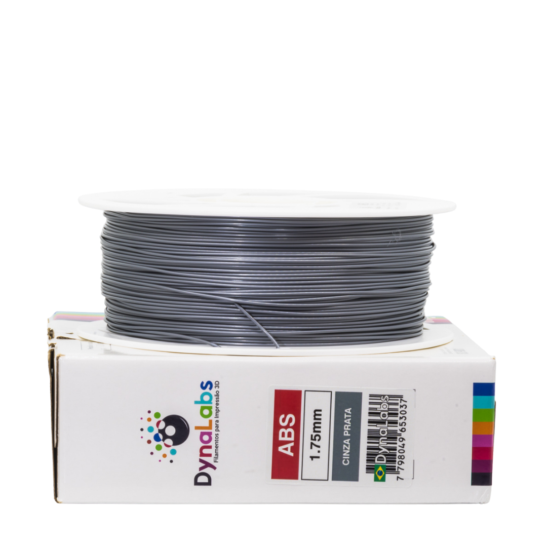 DYNALABS ABS FILAMENT SILVER GREY 1.75 MM X 1 KG / 2.2 LBS