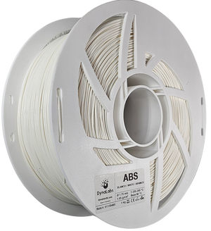 DYNALABS ABS FILAMENT WHITE 2.85 MM X 1 KG / 2.2 LBS