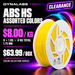 Dynalabs ABS HS Assorted Colors Filament – 8-Spool Box 1.75mm (8 kg)
