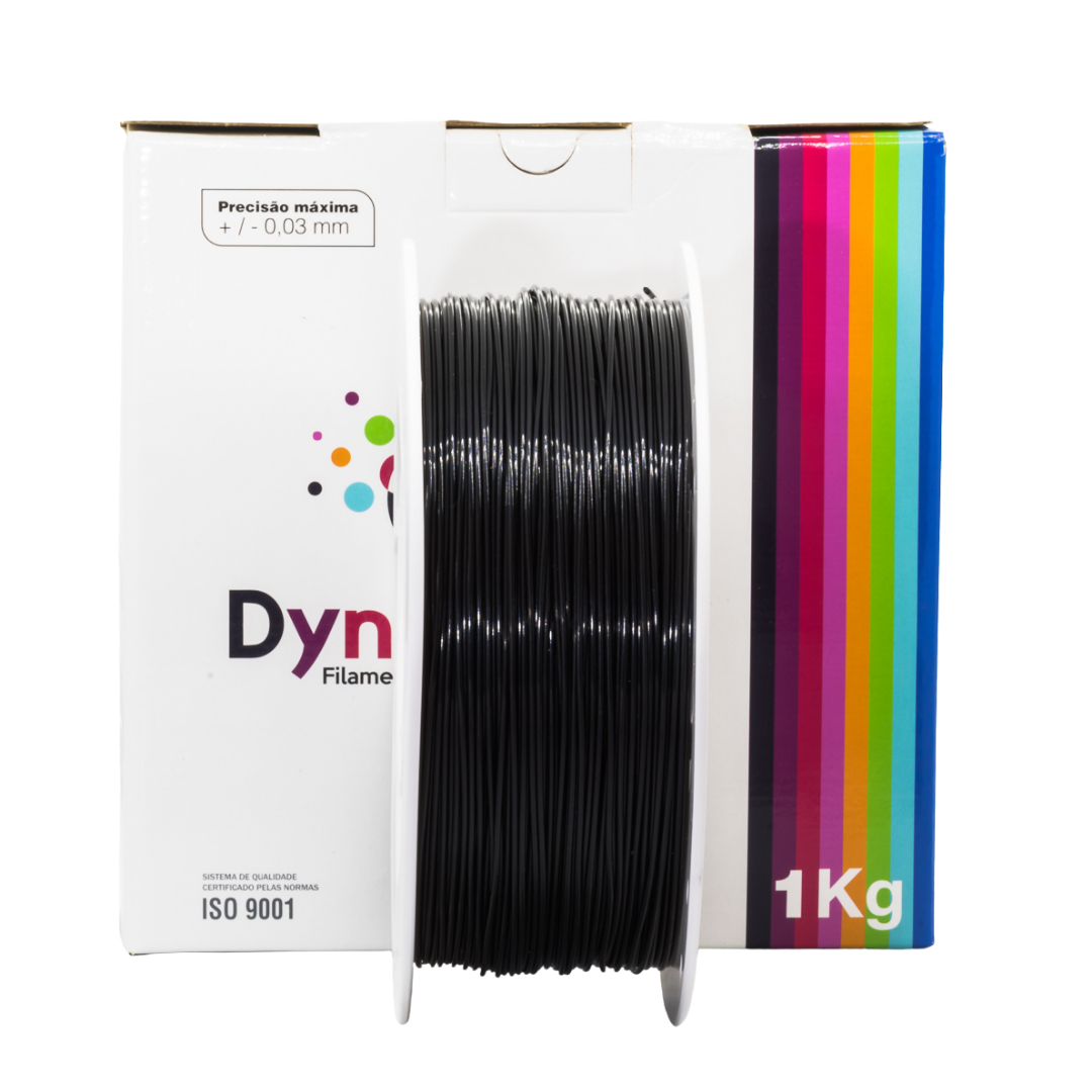 DYNALABS ABS FILAMENT BLACK 1.75 MM X 1 KG / 2.2 LBS