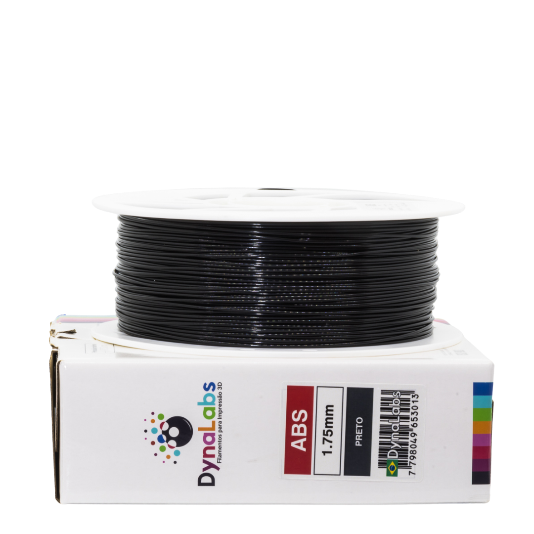 DYNALABS ABS FILAMENT BLACK 1.75 MM X 1 KG / 2.2 LBS