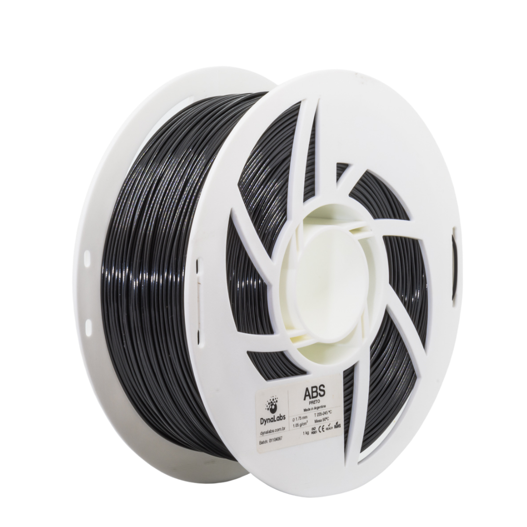 DYNALABS ABS FILAMENT BLACK 1.75 MM X 1 KG / 2.2 LBS