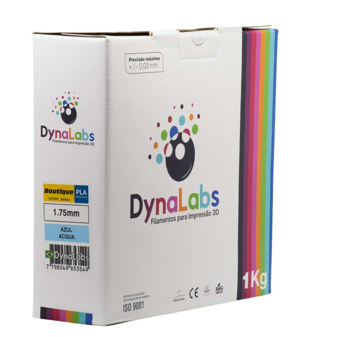 DYNALABS PLA BOUTIQUE FILAMENT ACQUA 1.75 MM X 1 KG / 2.2 LBS