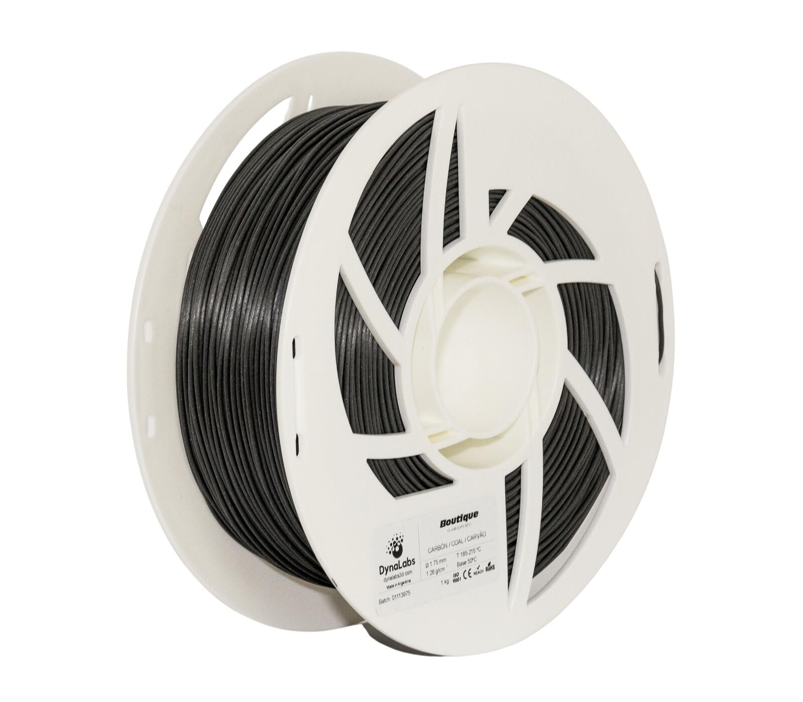 DYNALABS PLA BOUTIQUE FILAMENT CARBON 1.75 MM X 1 KG / 2.2 LBS