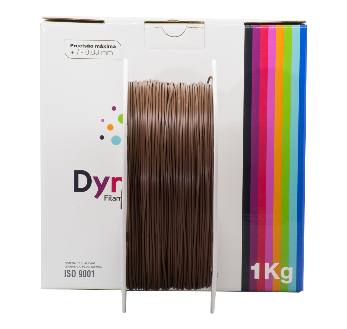 DYNALABS PLA BOUTIQUE FILAMENT CHOCOLATE 1.75 MM X 1 KG / 2.2 LBS