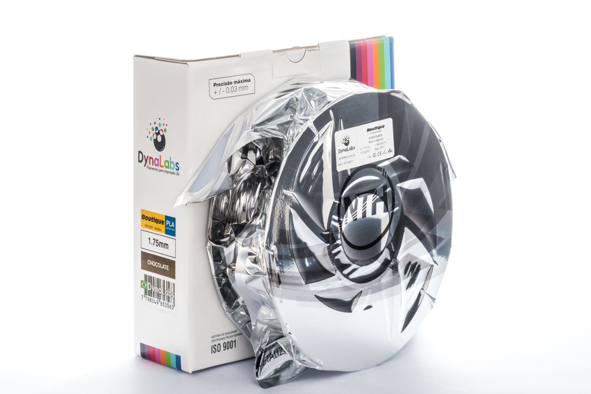 DYNALABS PLA BOUTIQUE FILAMENT CHOCOLATE 1.75 MM X 1 KG / 2.2 LBS