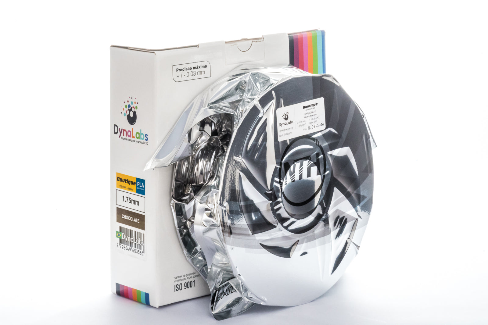DYNALABS PLA BOUTIQUE FILAMENT CHOCOLATE 1.75 MM X 1 KG / 2.2 LBS