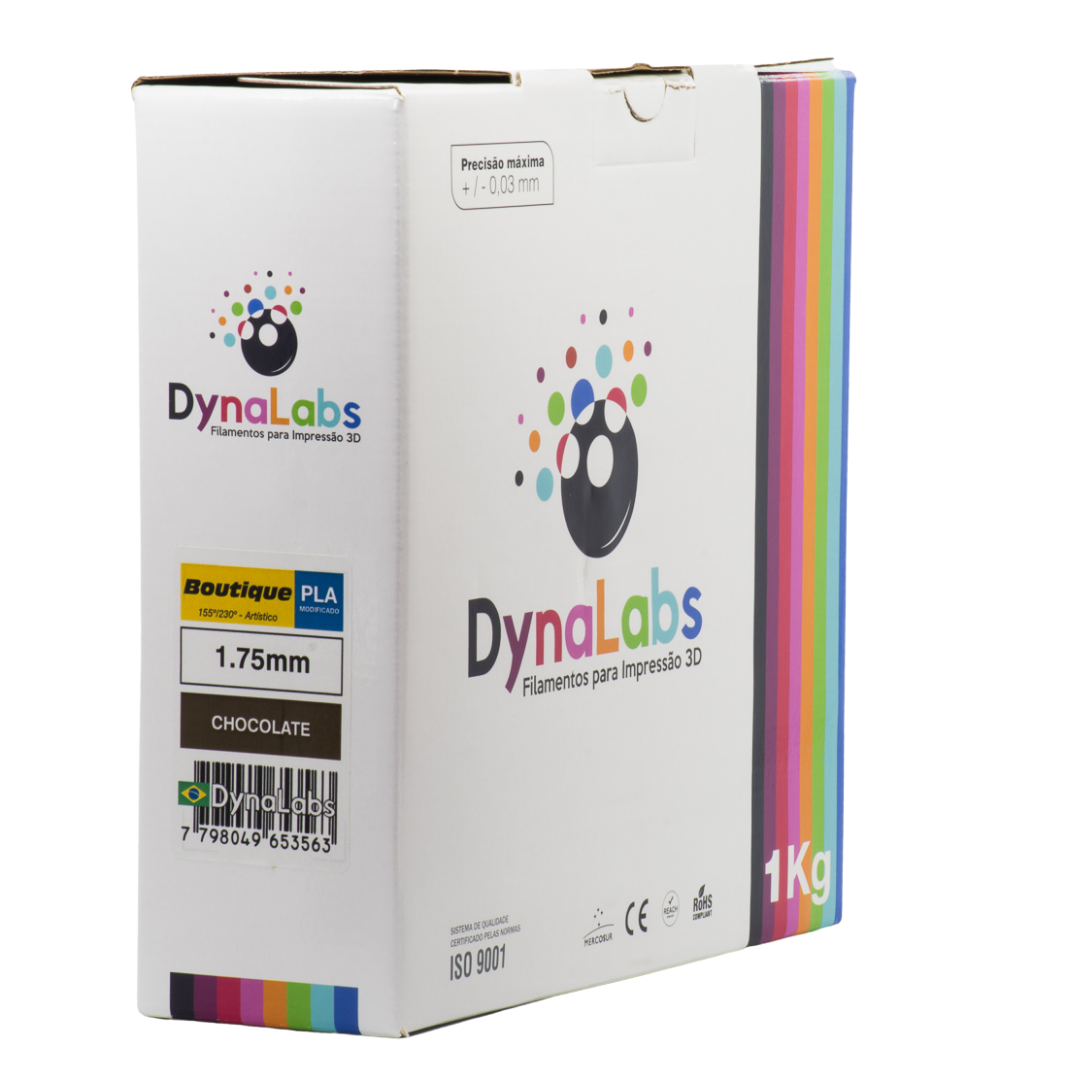 DYNALABS PLA BOUTIQUE FILAMENT CHOCOLATE 1.75 MM X 1 KG / 2.2 LBS