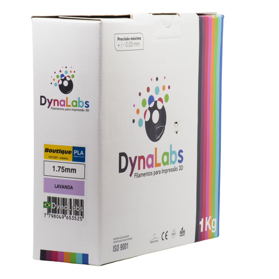 DYNALABS PLA BOUTIQUE FILAMENT LAVENDER 1.75 MM X 1 KG / 2.2 LBS