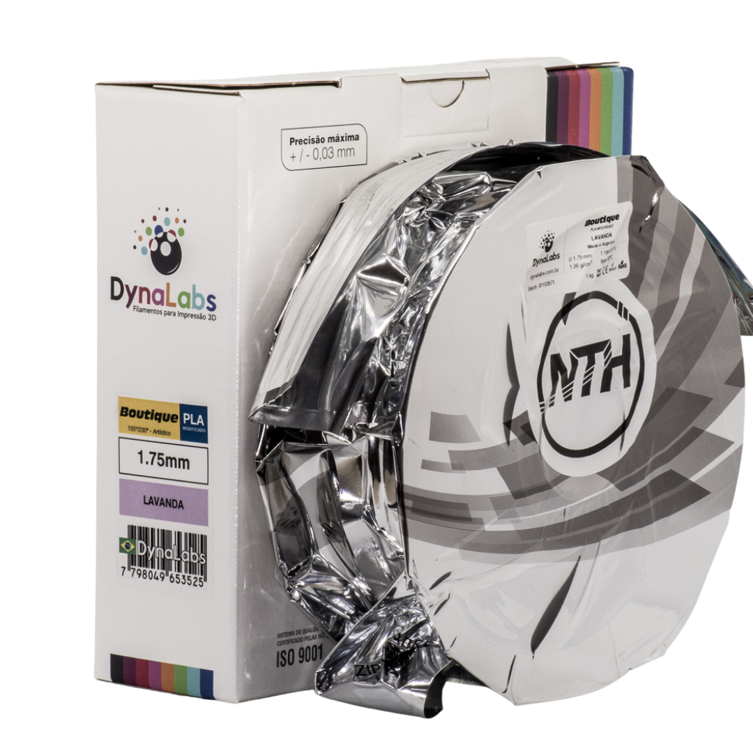 DYNALABS PLA BOUTIQUE FILAMENT LAVENDER 1.75 MM X 1 KG / 2.2 LBS