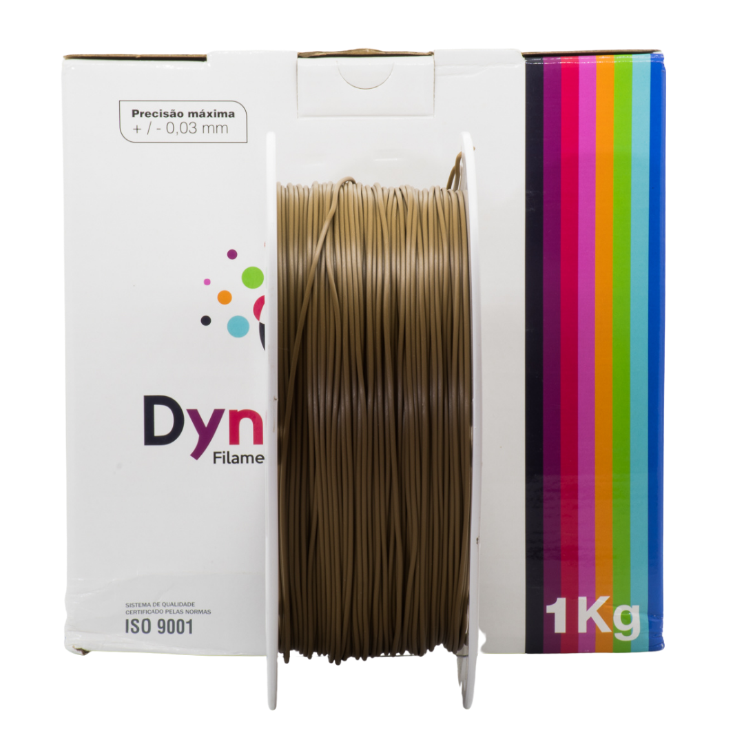 DYNALABS PLA BOUTIQUE FILAMENT MILK CARAMEL 1.75 MM X 1 KG / 2.2 LBS