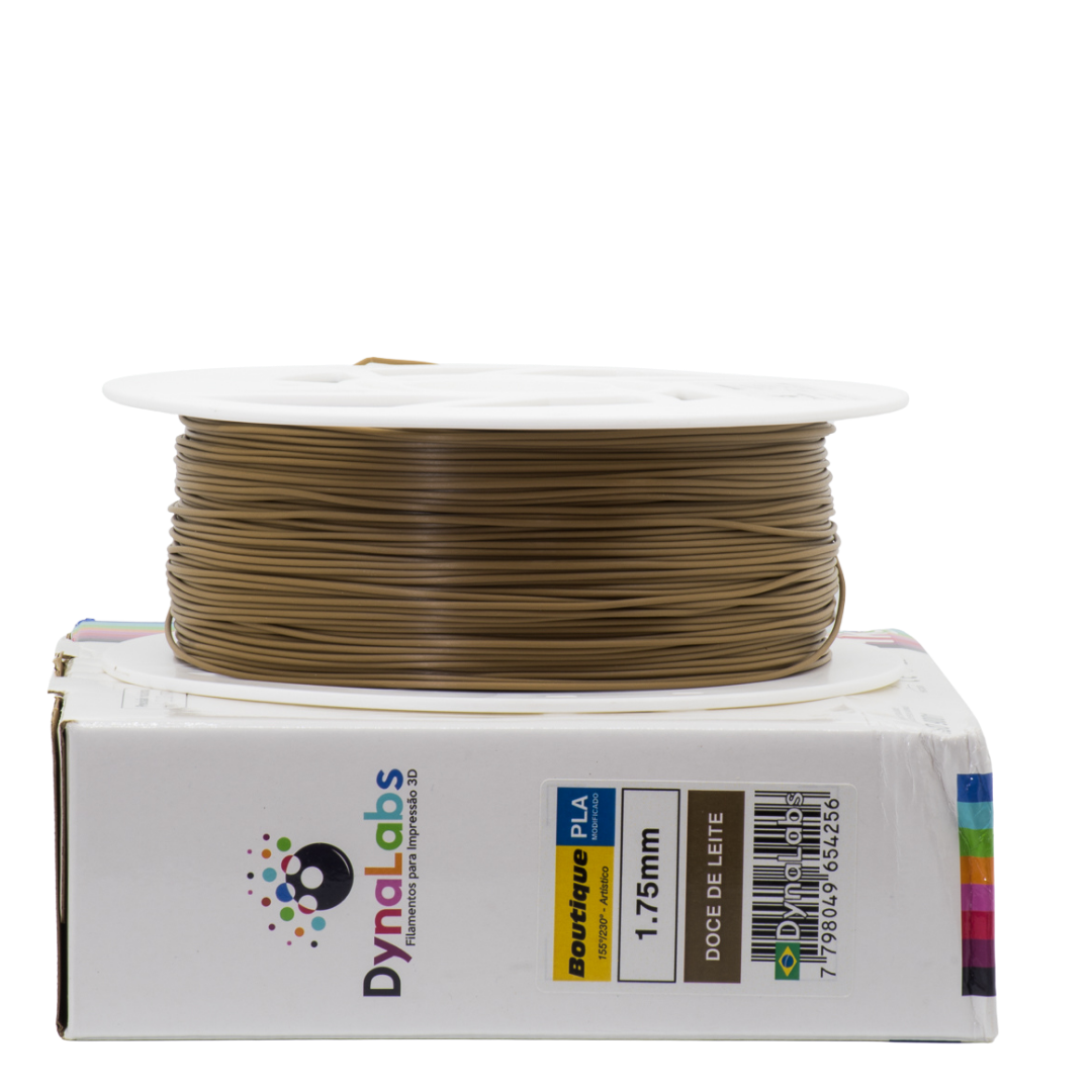 DYNALABS PLA BOUTIQUE FILAMENT MILK CARAMEL 1.75 MM X 1 KG / 2.2 LBS