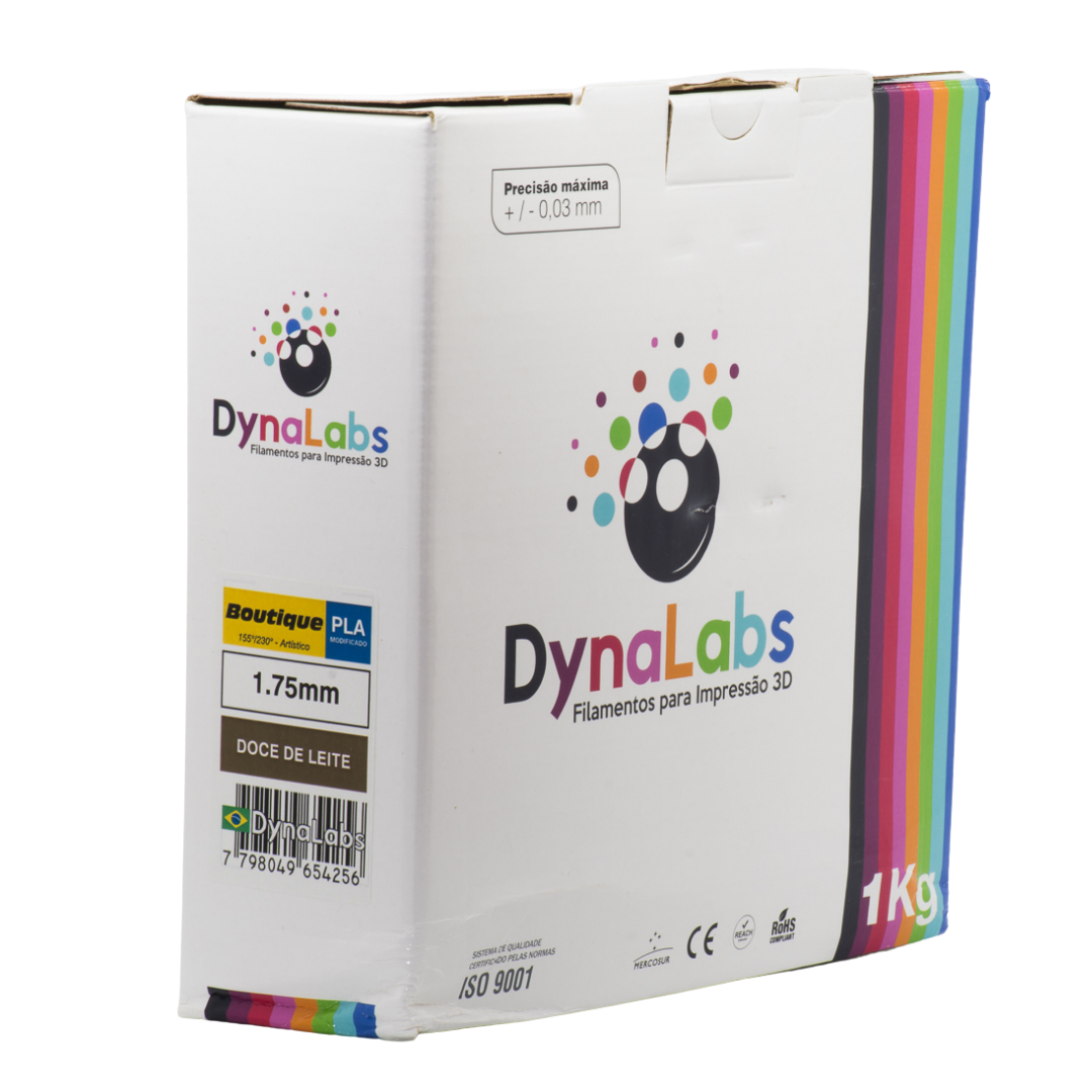 DYNALABS PLA BOUTIQUE FILAMENT MILK CARAMEL 1.75 MM X 1 KG / 2.2 LBS