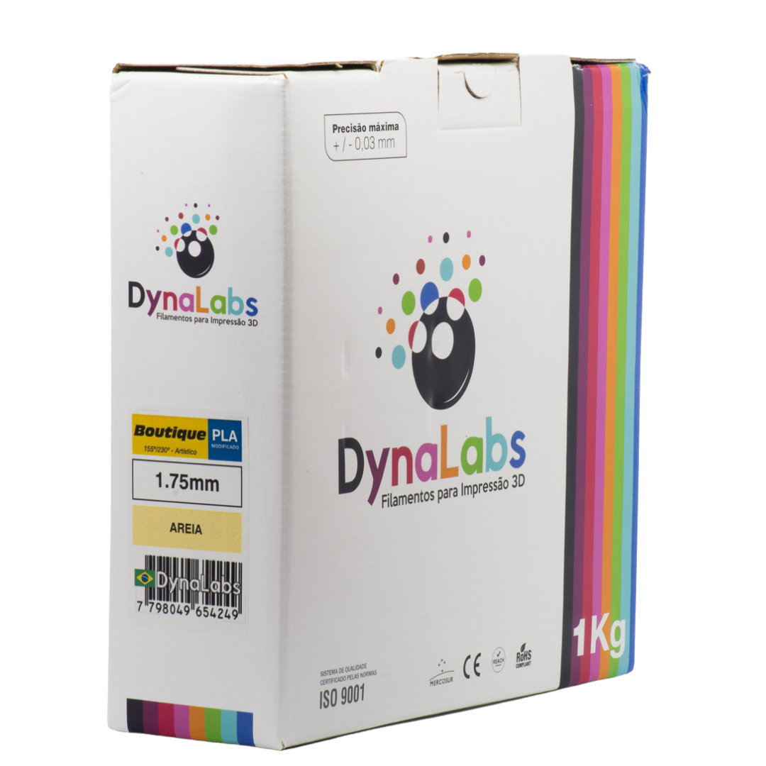 DYNALABS PLA BOUTIQUE FILAMENT SAND 1.75 MM X 1 KG / 2.2 LBS