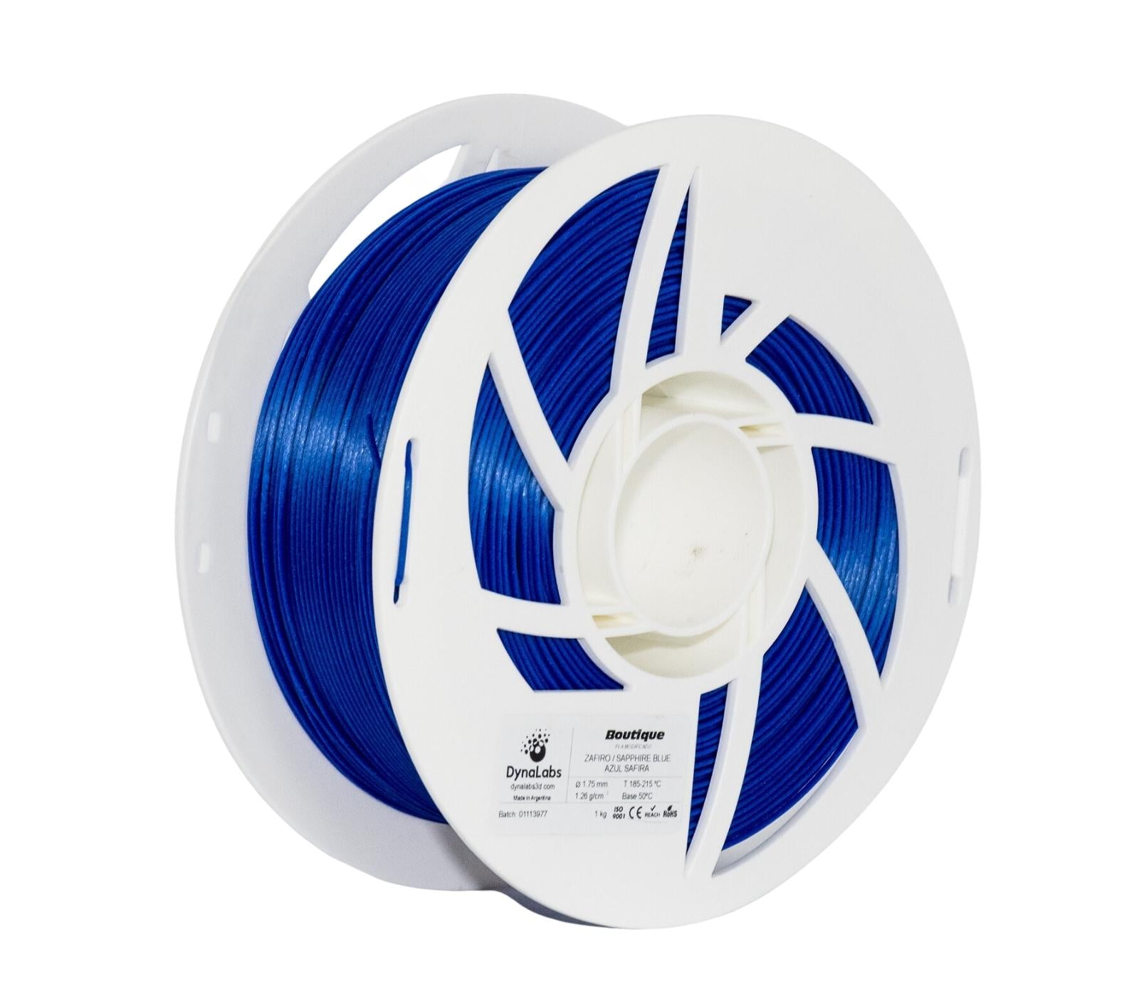 DYNALABS PLA BOUTIQUE FILAMENT SAPPHIRE 1.75 MM X 1 KG / 2.2 LBS