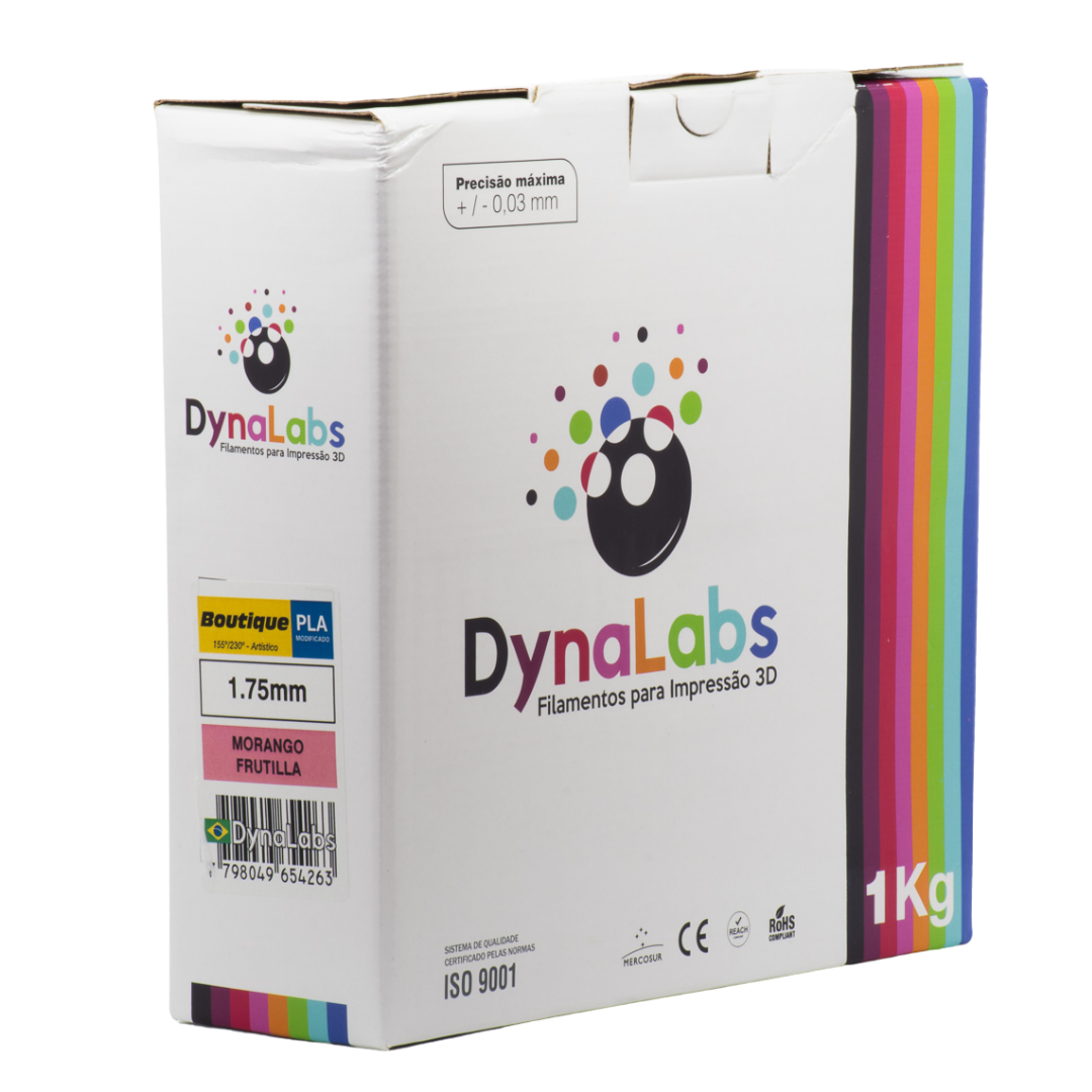 DYNALABS PLA BOUTIQUE FILAMENT STRAWBERRY 1.75 MM X 1 KG / 2.2 LBS