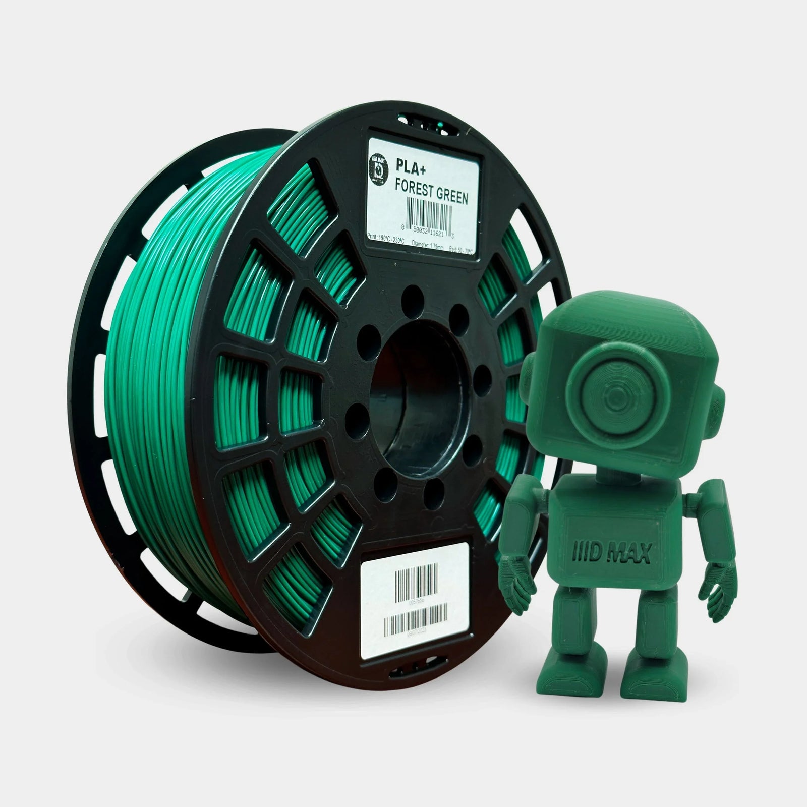 IIID Max Classic PLA+ Filament 1.75mm 1kg – Forest Green
