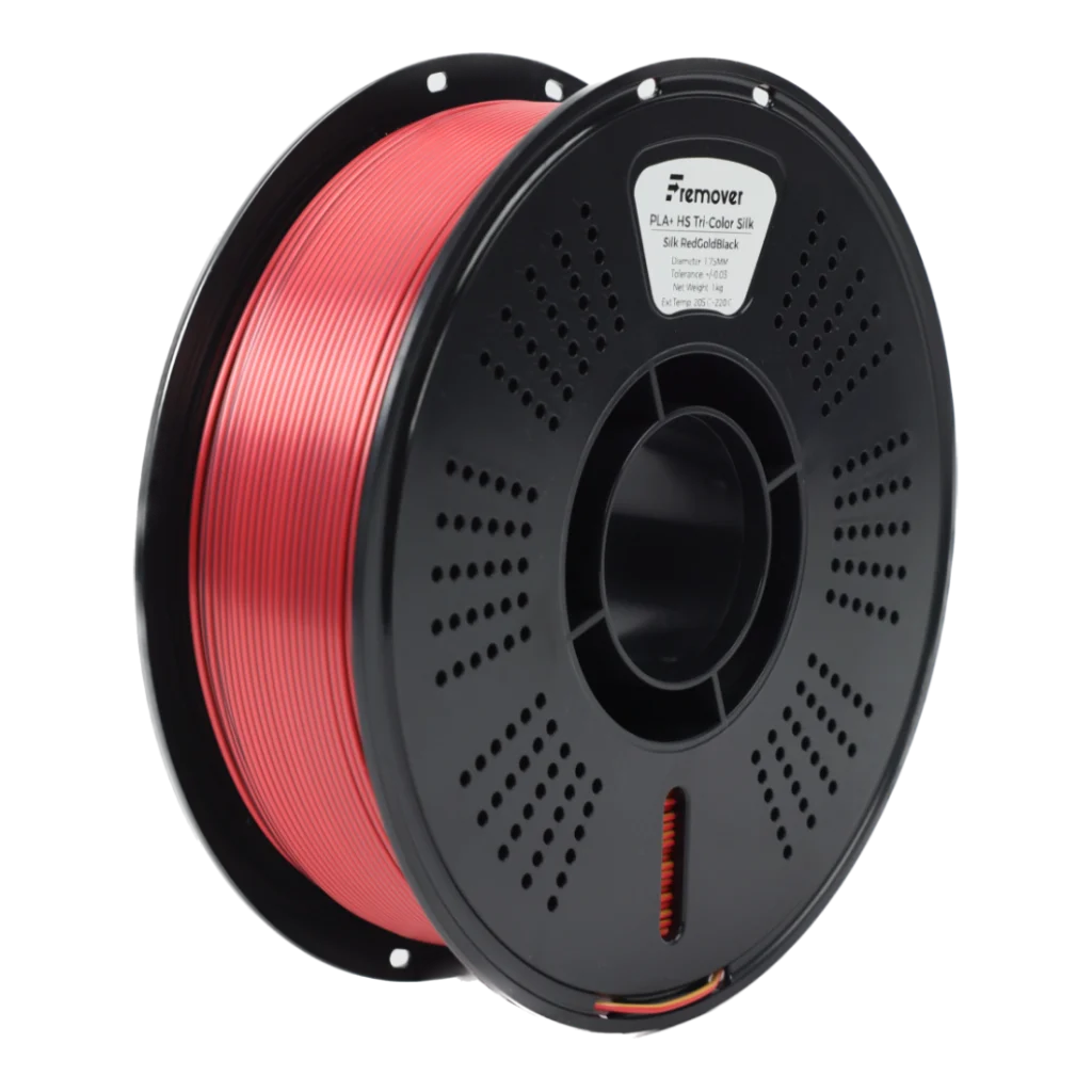 Fremover High Speed Tri-Color Silk PLA+ 1.75mm 1kg - red-gold-black | Premium High Speed 3D Printer Filament | Ferz Supply