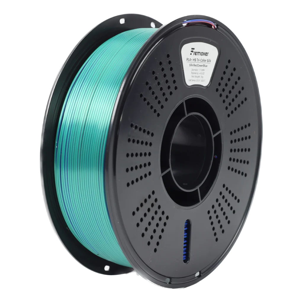 Fremover High Speed Tri-Color Silk PLA+ 1.75mm 1kg - red-green-blue | Premium High Speed 3D Printer Filament | Ferz Supply