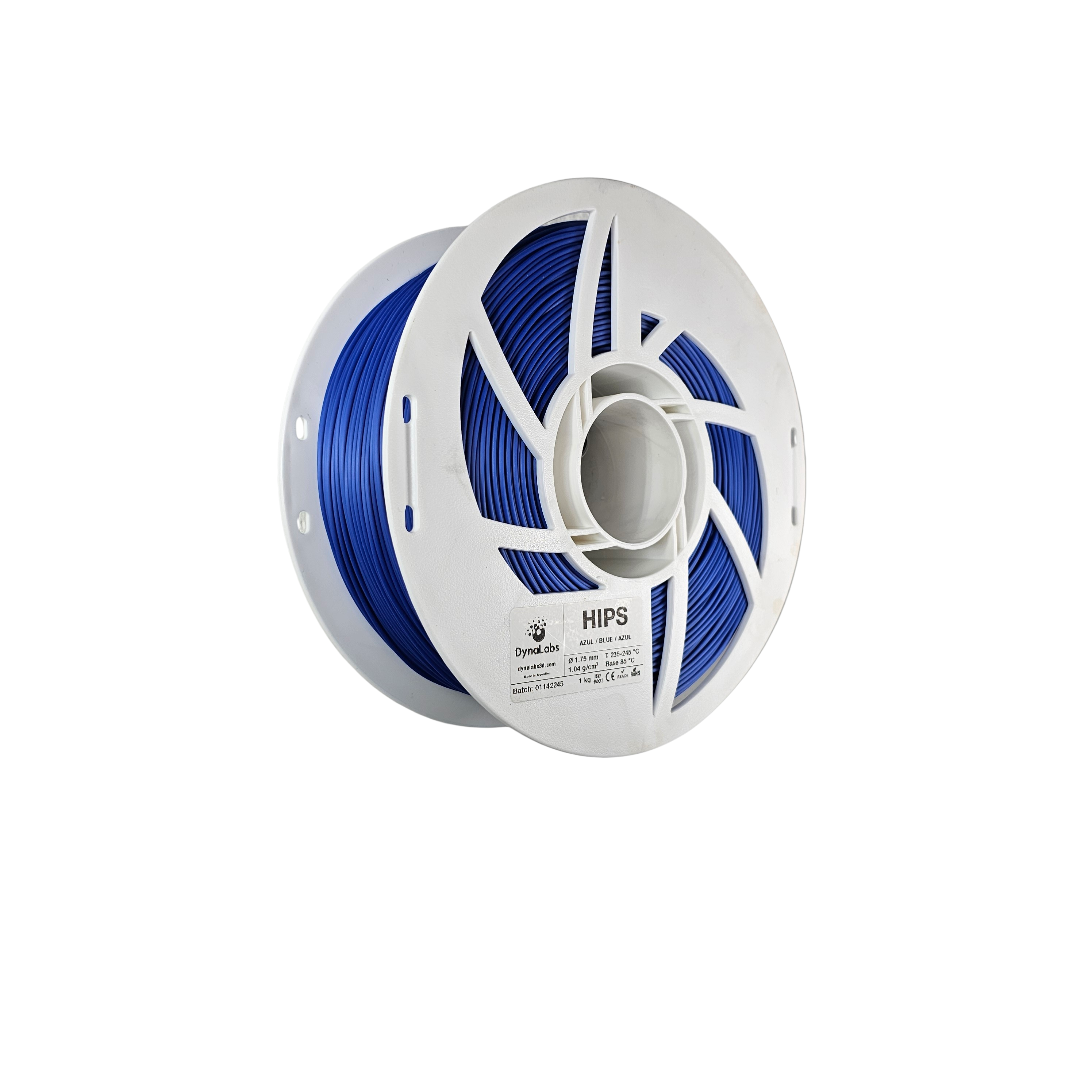 DYNALABS HIPS FILAMENT BLUE 1.75 MM X 1 KG / 2.2 LBS