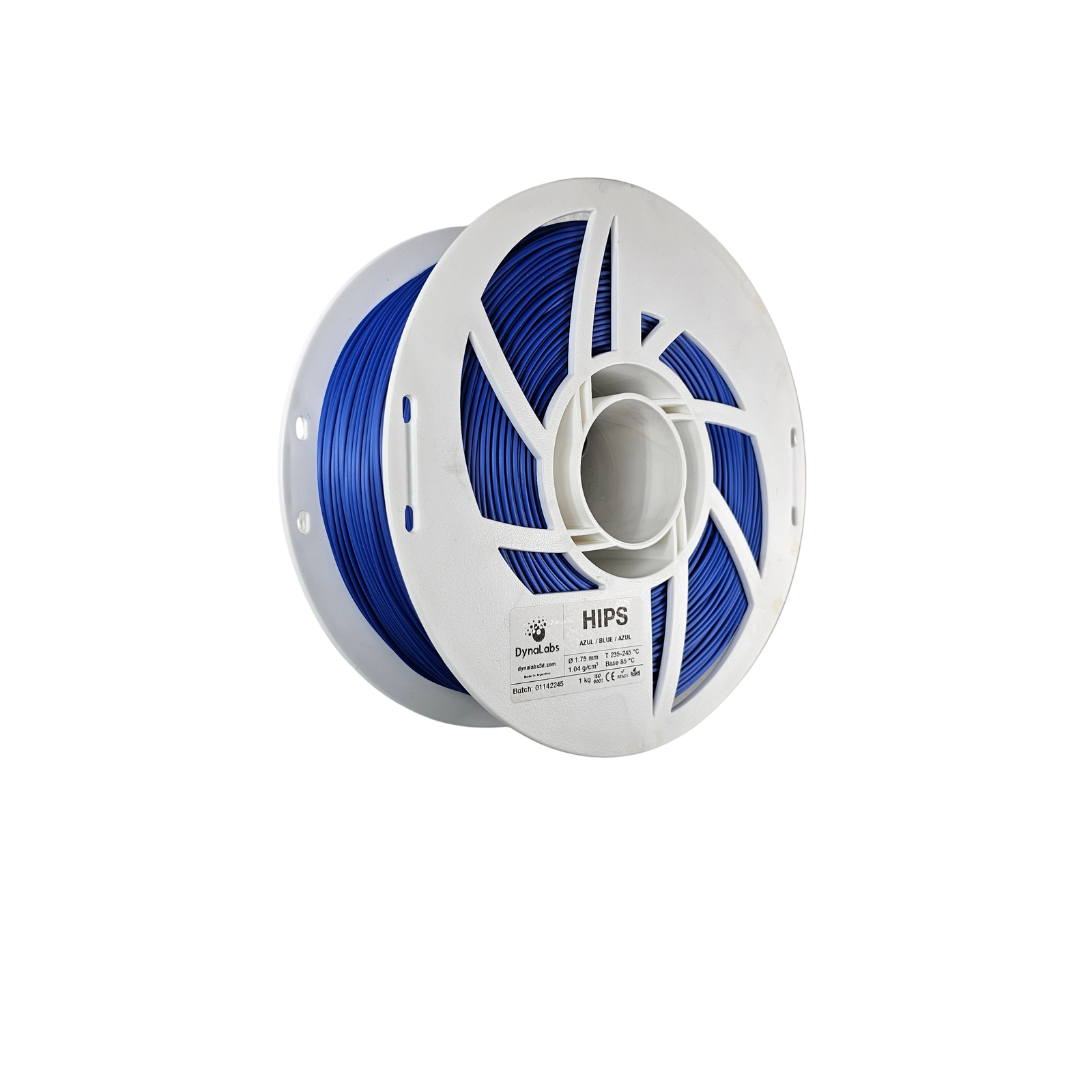 DYNALABS HIPS FILAMENT BLUE 1.75 MM X 1 KG / 2.2 LBS