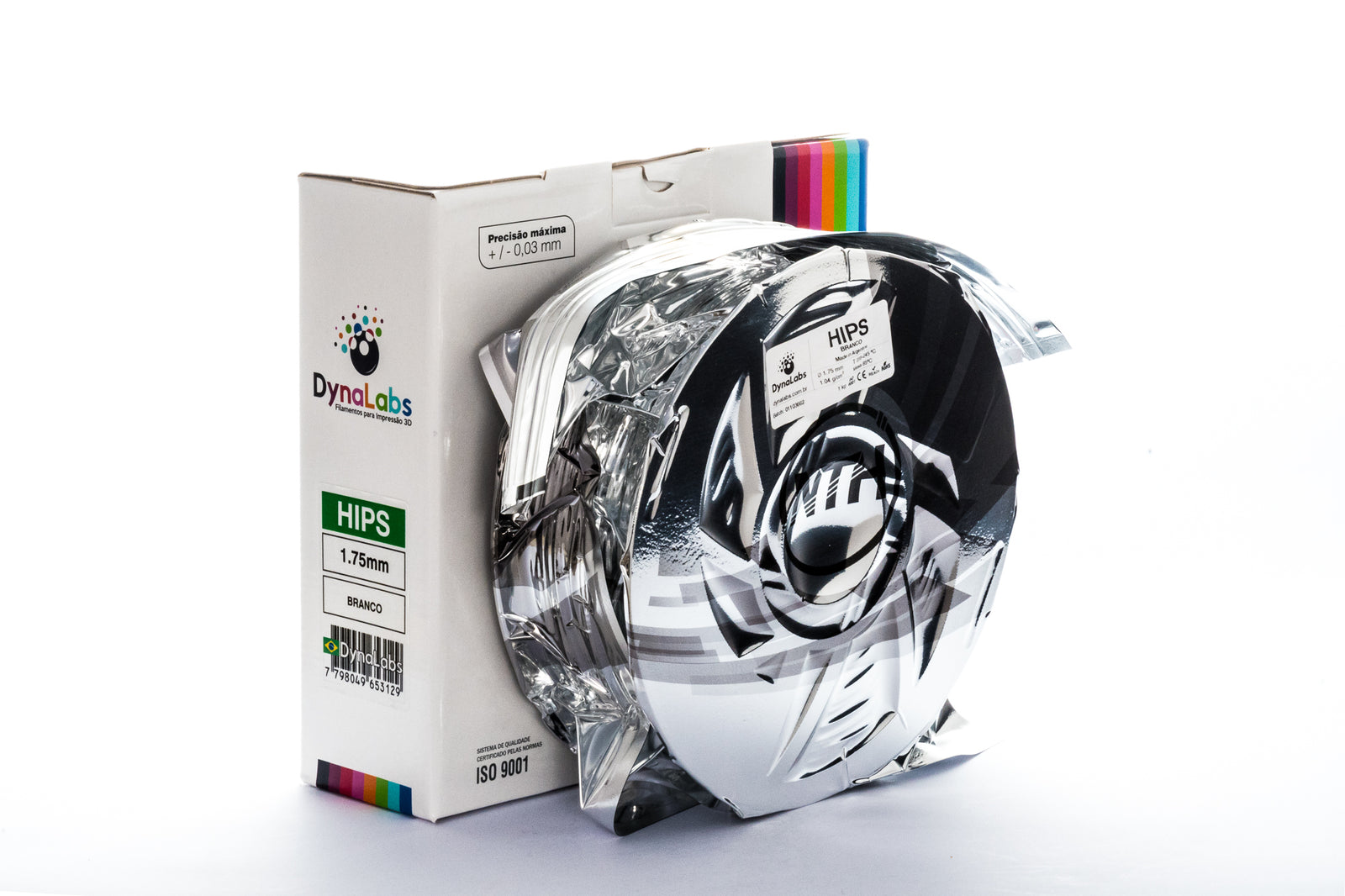 DYNALABS HIPS FILAMENT WHITE 1.75 MM X 1 KG / 2.2 LBS