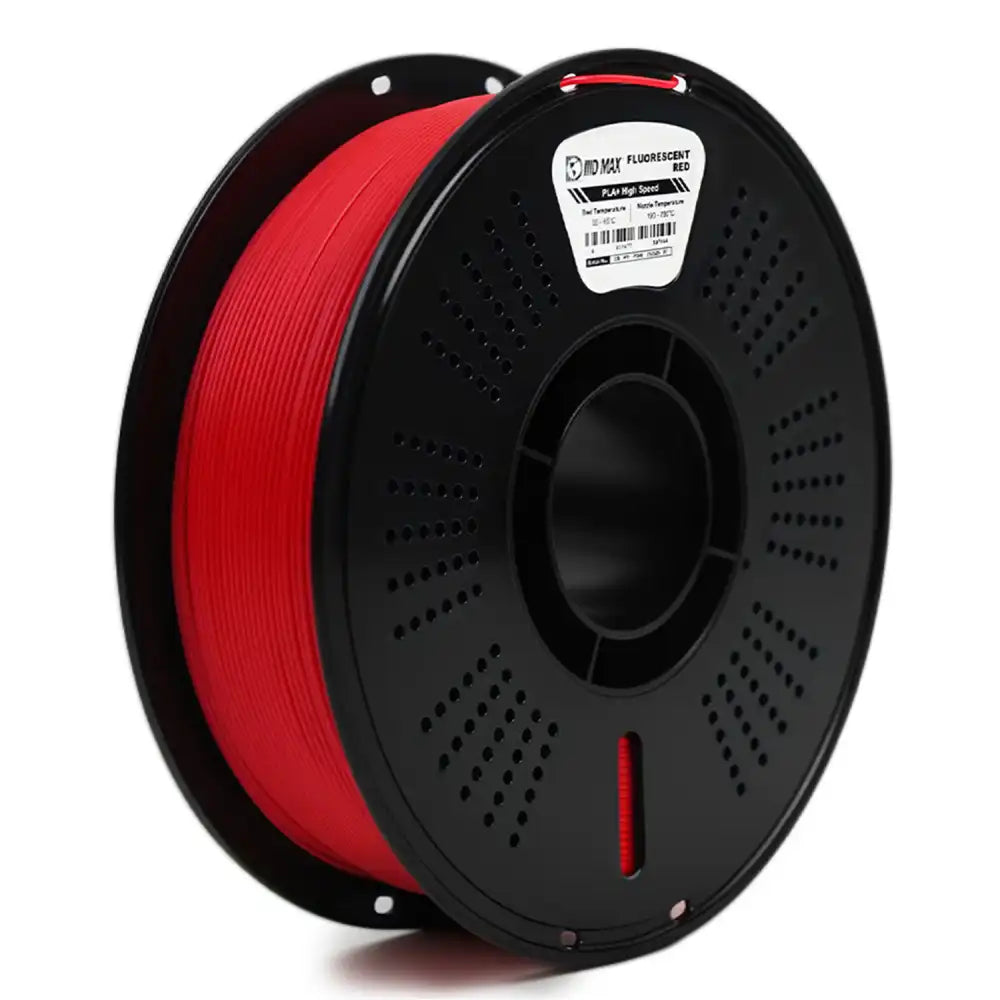 IIID Max High Speed PLA+ Filament 1.75mm 1kg – Fluo Red