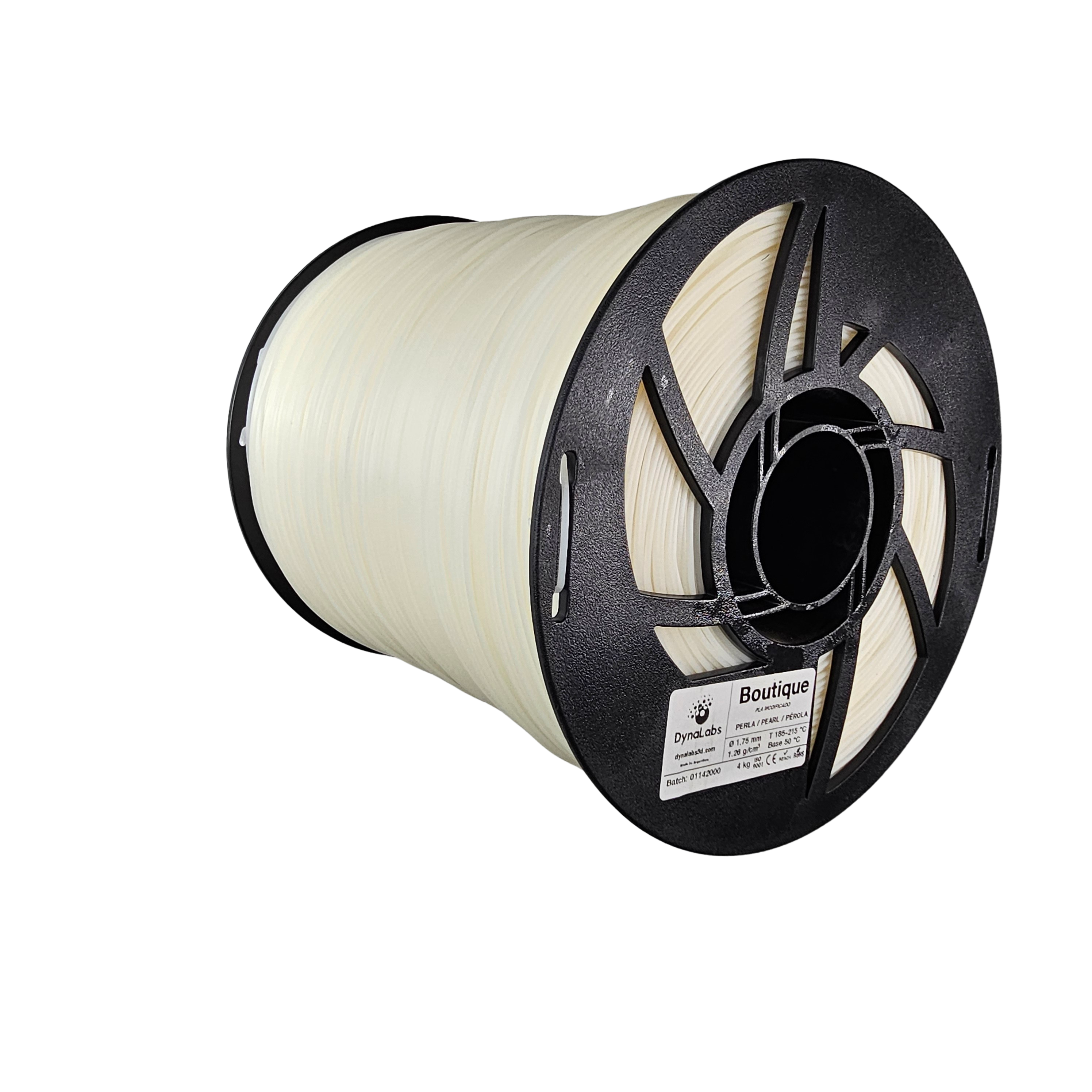 DYNALABS MEGAFILL PLA BOUTIQUE FILAMENT PEARL 1.75 MM X 4 KG / 8.8 LBS
