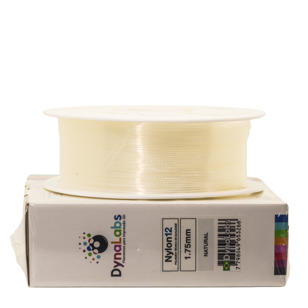 DYNALABS NYLON12 FILAMENT NATURAL 1.75 MM X 1 KG / 2.2 LBS