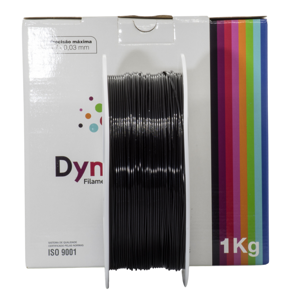 DYNALABS NYLON6 FILAMENT BLACK 1.75 MM X 1 KG / 2.2 LBS