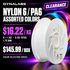 Dynalabs NYLON6 PA6 Assorted Colors Filament – 9-Spool Box 1.75mm (9 kg)