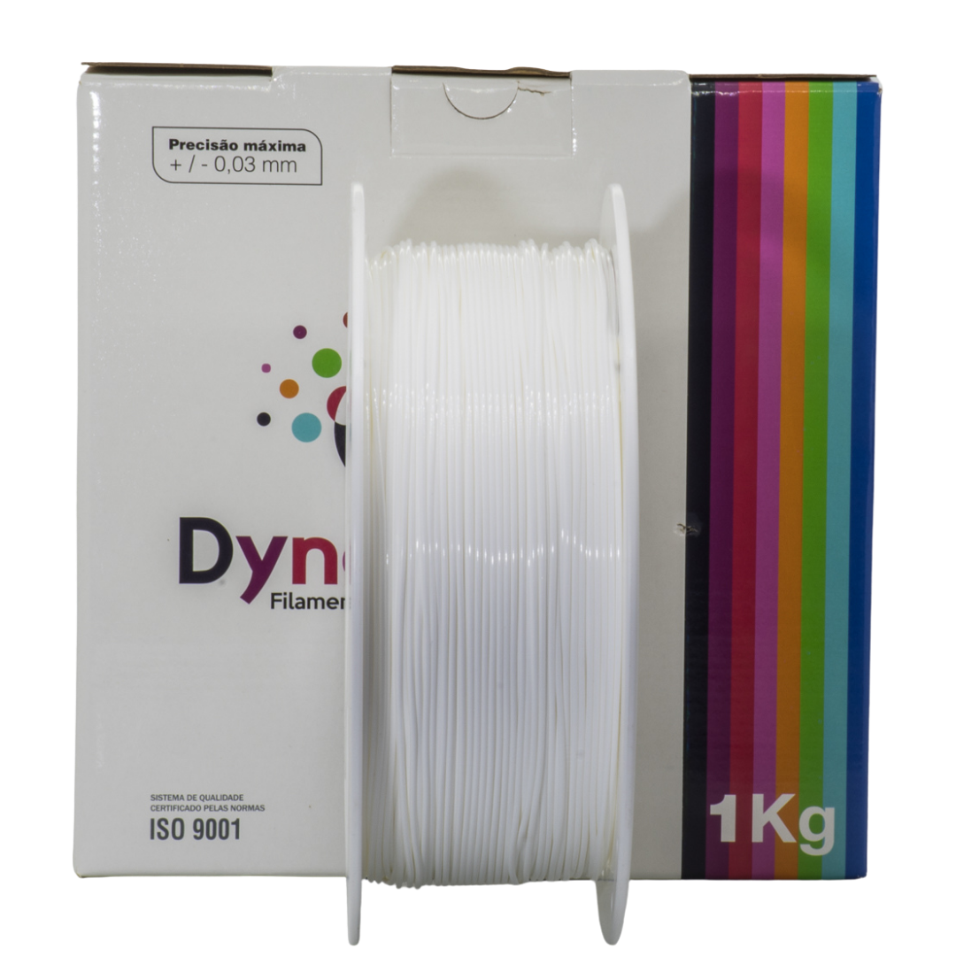 DYNALABS NYLON6 FILAMENT WHITE 1.75 MM X 1 KG / 2.2 LBS