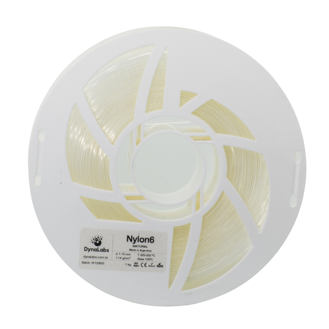DYNALABS NYLON6 FILAMENT NATURAL 1.75 MM X 1 KG / 2.2 LBS