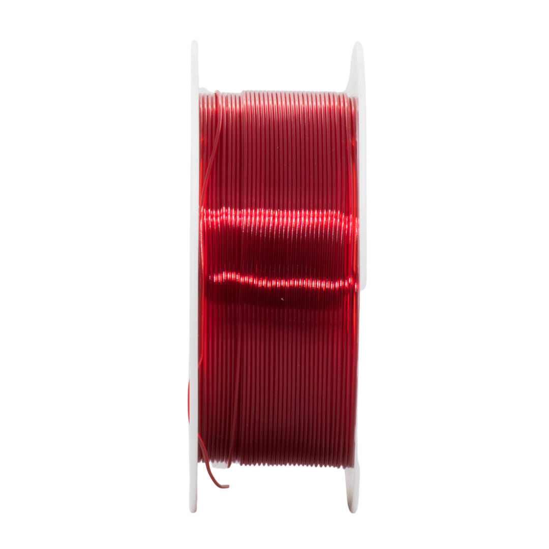 DYNALABS PETG FILAMENT CLEAR RED 1.75 MM X 1 KG / 2.2 LBS