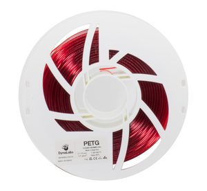 DYNALABS PETG FILAMENT CLEAR RED 1.75 MM X 1 KG / 2.2 LBS