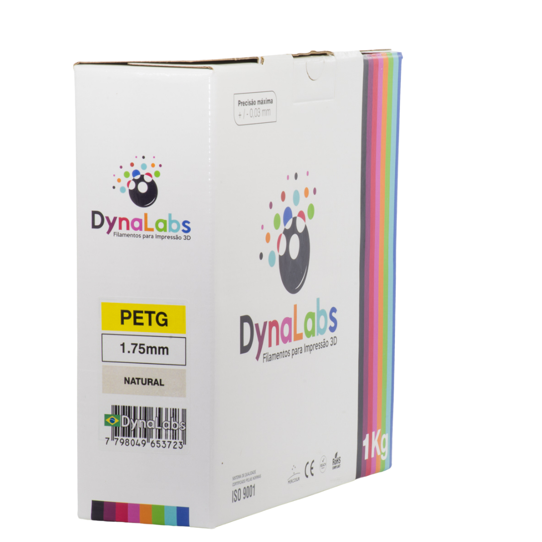 DYNALABS PETG FILAMENT NATURAL 1.75 MM X 1 KG / 2.2 LBS