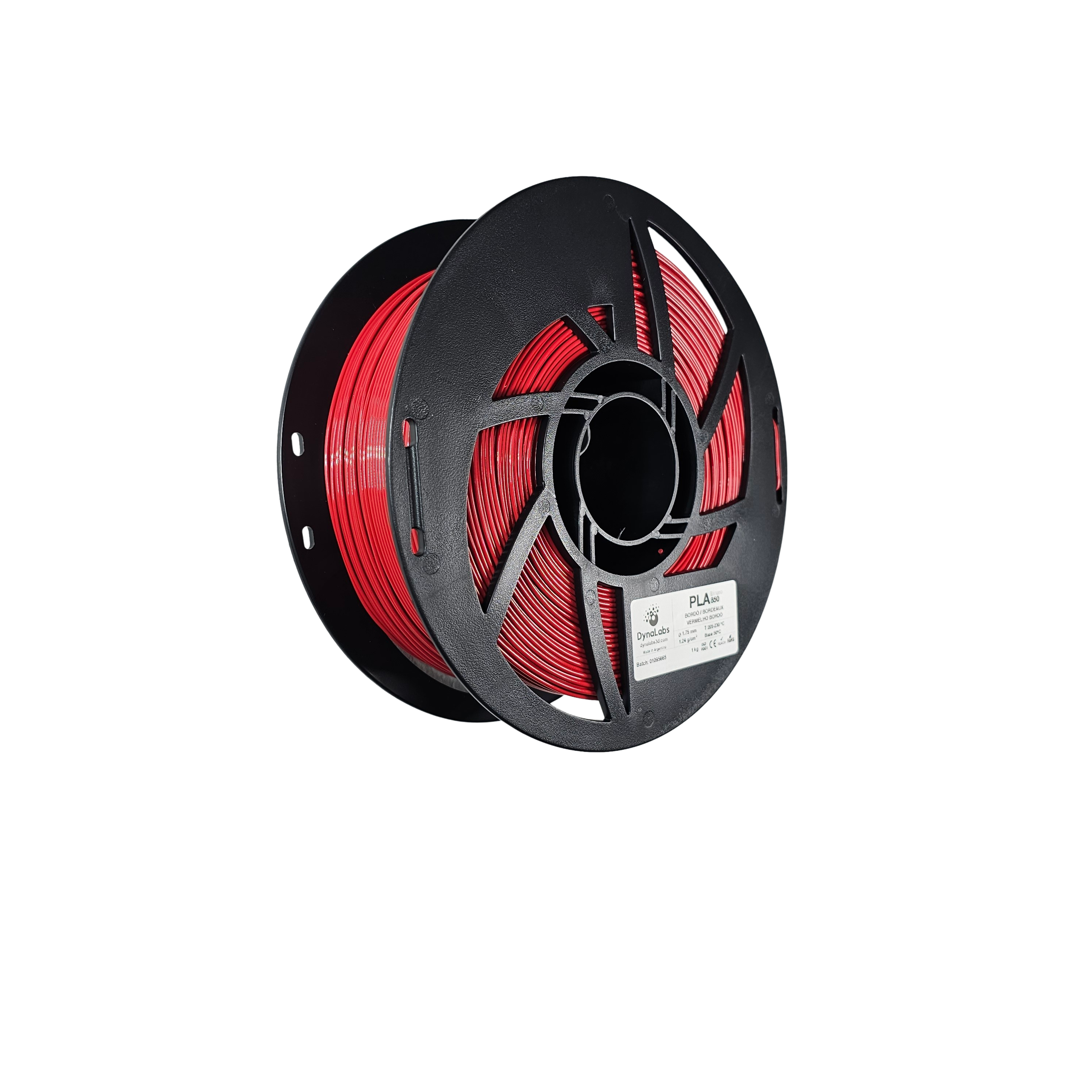 DYNALABS PLA 850 FILAMENT BORDO 1.75 MM X 1 KG / 2.2 LBS