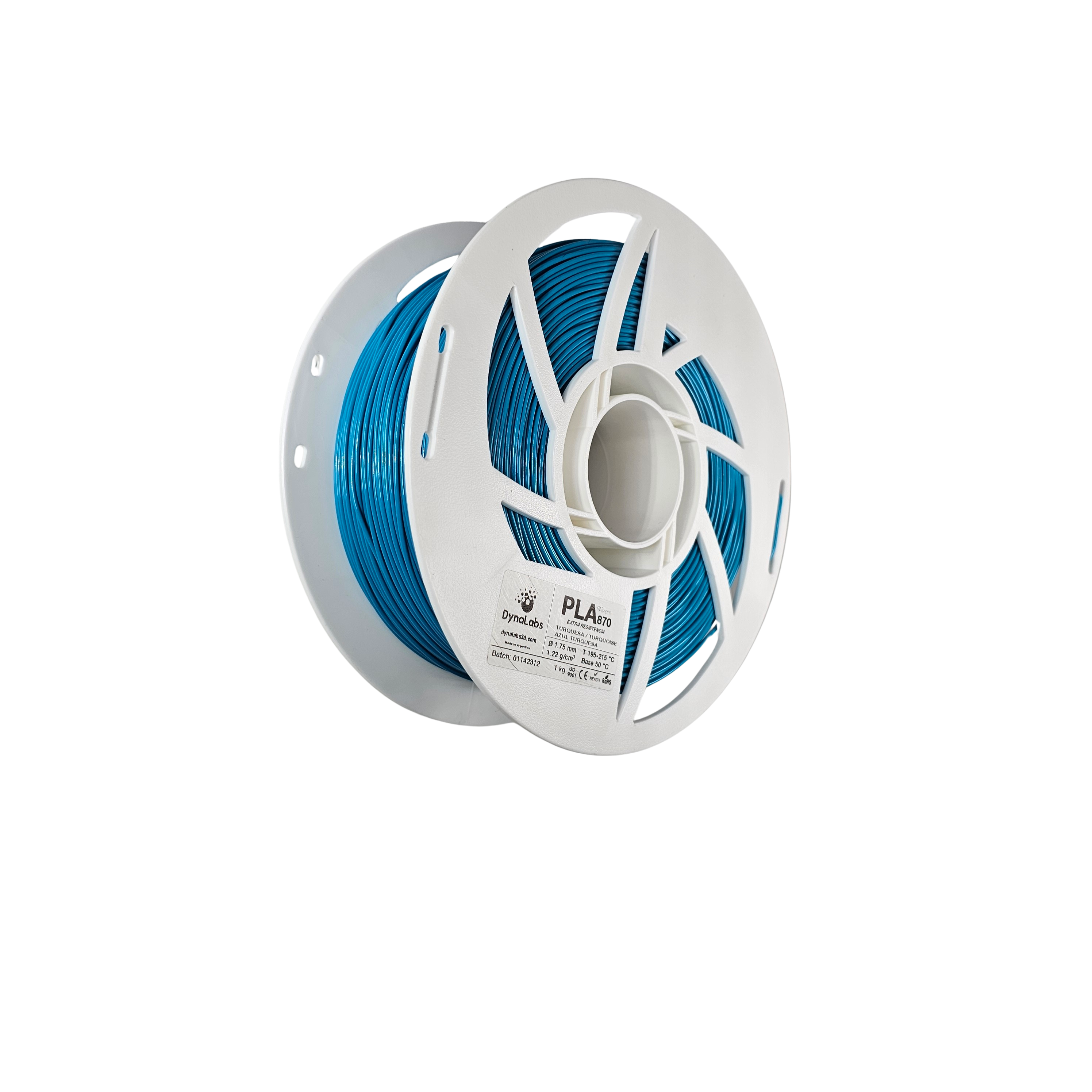 DYNALABS PLA 870 FILAMENT TURQUOISE 1.75 MM X 1 KG / 2.2 LBS